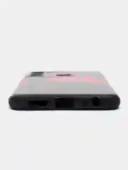 Сиреневый силиконовый чехол для Tecno Spark Go 2022/Spark 8C (Спарк 8С), с принтом, с рисунком