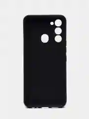 Сиреневый силиконовый чехол для Tecno Spark Go 2022/Spark 8C (Спарк 8С), с принтом, с рисунком