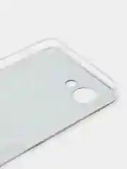 Угольный силиконовый чехол на Realme C30 / Реалми С30 прозрачный, с рисунком, защита камеры