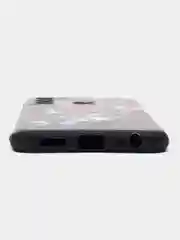 Тёмно-бордовый силиконовый чехол для Tecno Spark Go 2022/Spark 8C (Спарк 8С), с принтом, с рисунком