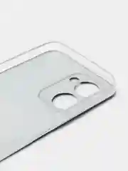 Тёмно-коричневый силиконовый чехол на Realme C33 / Реалми С33 прозрачный, с рисунком, защита камеры