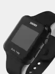 Черный мужские наручные электронные Led часы Skmei 1271 в подарочной упаковке