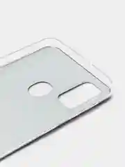 Тёмно-коричневый силиконовый чехол на Samsung Galaxy M21/M30s / Самсунг М21/М30s с рисунком, защита камеры