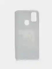 Тёмно-коричневый силиконовый чехол на Samsung Galaxy M21/M30s / Самсунг М21/М30s с рисунком, защита камеры