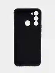 Тёмно-бирюзовый силиконовый чехол для Tecno Spark Go 2022/Spark 8C (Спарк 8С), с принтом, с рисунком
