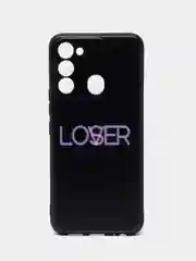 Зелёный хаки силиконовый чехол для Tecno Spark Go 2022/Spark 8C (Спарк 8С), с принтом, с рисунком