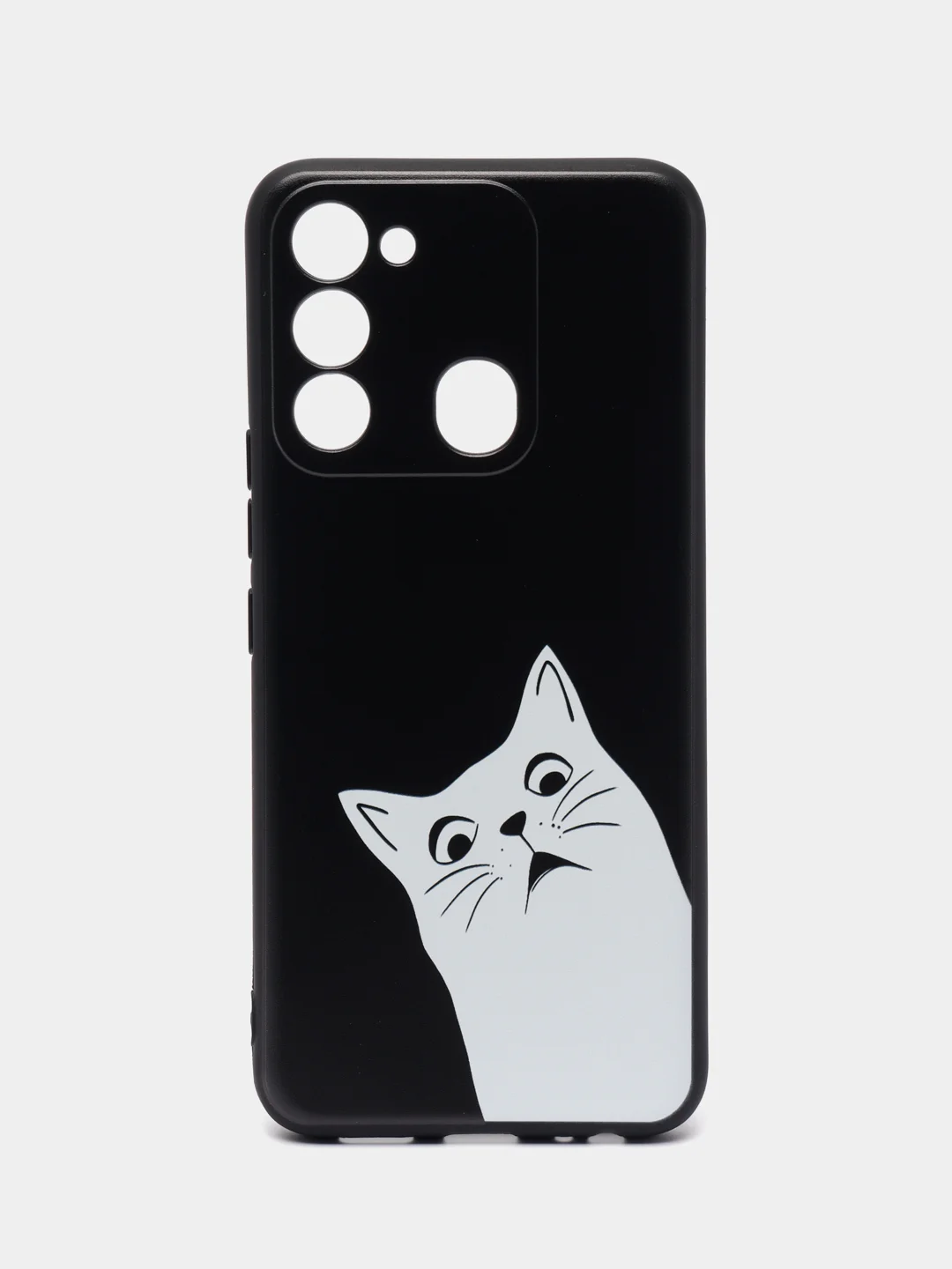 Бронзовый силиконовый чехол для Tecno Spark Go 2022/Spark 8C (Спарк 8С), с принтом, с рисунком