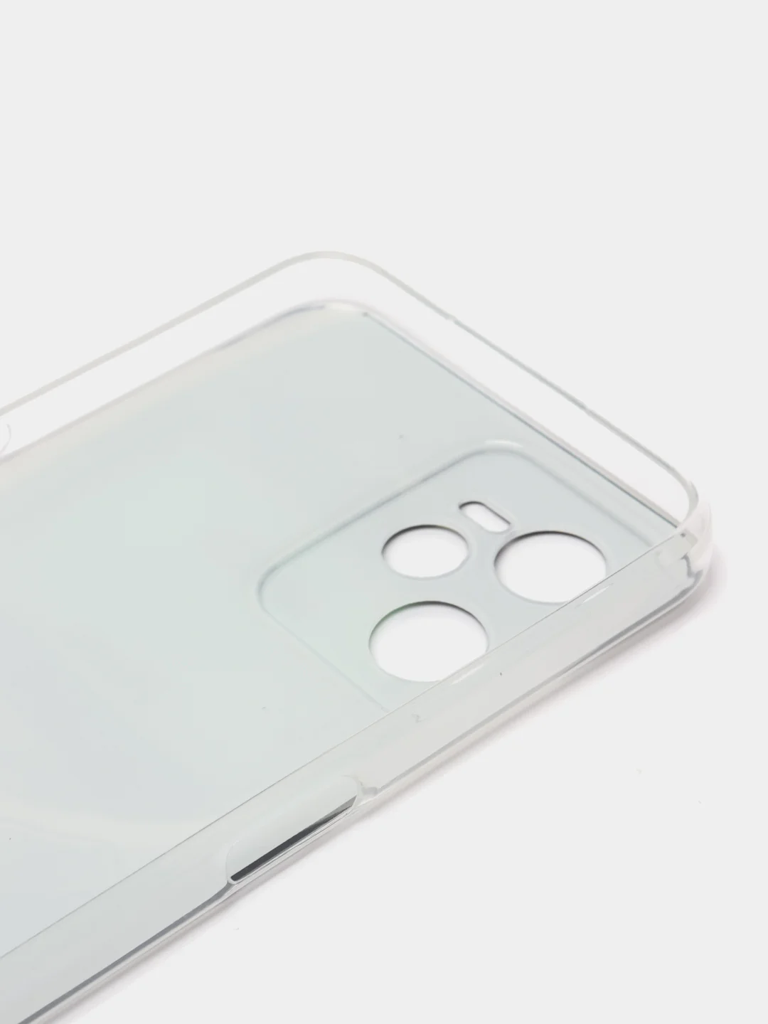Угольный силиконовый чехол на Realme C35 / Реалми С35 прозрачный, с рисунком, защита камеры