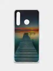 Небесно-голубой чехол Huawei Honor 10i, Honor 20E, Honor 10 Lite, P Smart 2019 с рисунком Игра в кальмара