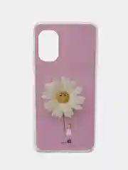 Сиреневый чехол для Xiaomi Poco M5, Сяоми Поко М5 силиконовый, с рисунком