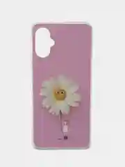Сиреневый чехол для Tecno Spark 9 Pro, Техно Спарк 9 Про, силиконовый, с рисунком