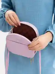 Сиреневый сумка женская через плечо