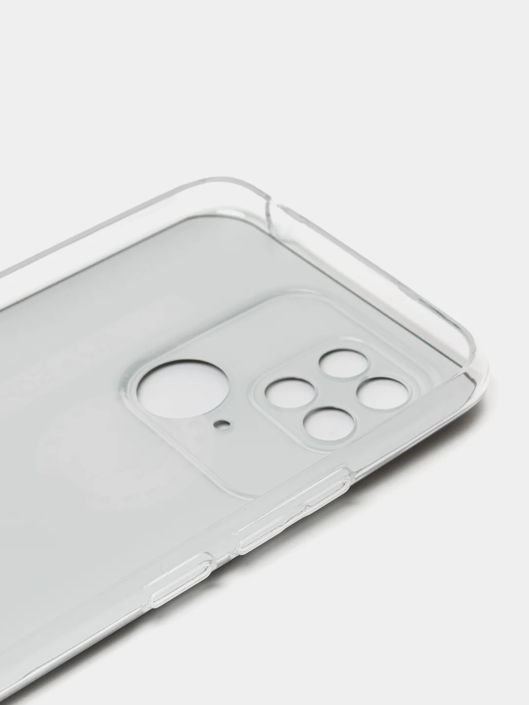 Хром чехол на Xiaomi Redmi 10C / Сяоми Редми 10С прозрачный, с рисунком, защита камеры