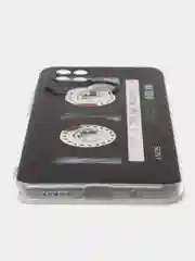 Хром чехол на Xiaomi Redmi 10C / Сяоми Редми 10С прозрачный, с рисунком, защита камеры