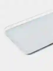 Голубой силиконовый чехол на Samsung Galaxy A31 / Самсунг А31 прозрачный с рисунком, защита камеры