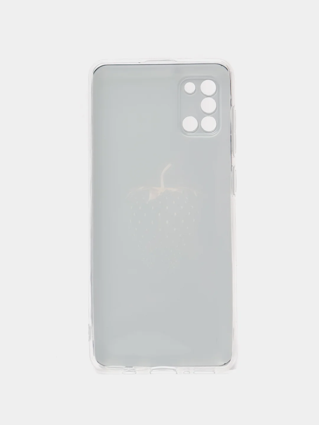 Разноцветный силиконовый чехол на Samsung Galaxy A31 / Самсунг А31 прозрачный с рисунком, защита камеры