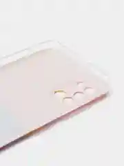 Желтый силиконовый чехол на Samsung Galaxy A31 / Самсунг А31 прозрачный с рисунком, защита камеры