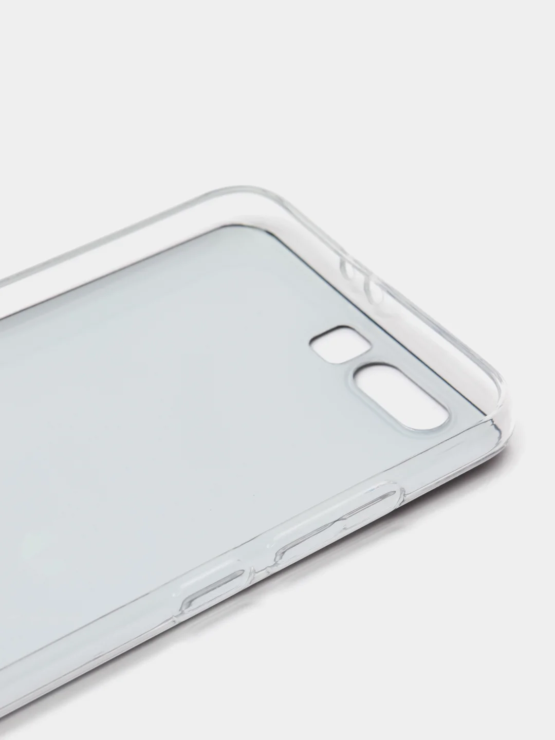 Черный силиконовый чехол на Huawei Honor 9 / Хонор 9 прозрачный, с рисунком, защита камеры