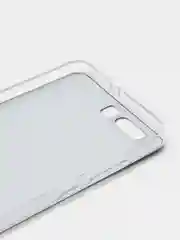 Черный силиконовый чехол на Huawei Honor 9 / Хонор 9 прозрачный, с рисунком, защита камеры