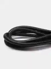 Черный usb кабель зарядный, 1.0м, DENMEN D06 2.4A, TypeC/MicroUSB/Lightning для Android и iPhone