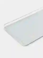 Светло-синий силиконовый чехол на Huawei P30 / Хуавей P30 прозрачный, с рисунком, защита камеры