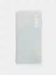 Светло-синий силиконовый чехол на Huawei P30 / Хуавей P30 прозрачный, с рисунком, защита камеры