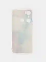 Ледяной силиконовый чехол на Infinix HOT 20i / Инфиникс Хот 20i с рисунком, защита камеры