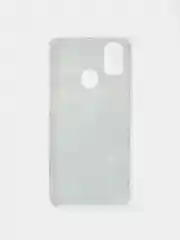 Бирюзовый силиконовый чехол на Samsung Galaxy M21/M30s / Самсунг М21/М30s с рисунком, защита камеры