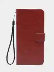 Багровый чехол-книжка с магнитной застежкой для Xiaomi 12 Lite (Сяоми 12 Лайт)