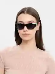 Черный женские имиджевые солнцезащитные очки, UV400