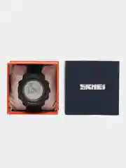 Красный мужские наручные часы Skmei 1213 в подарочной упаковке
