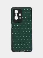 Чехол Xiaomi 11T, Xiaomi 11T Pro (Сяоми 11Т, 11Т Про) силиконовый под кожу со стразами