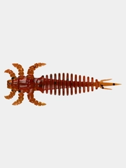 Приманка джиговая Minoga Ultra Larva "Личинка стрекозы", из съедобного ароматизированного силикона