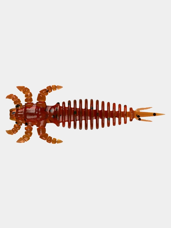 Приманка джиговая Minoga Ultra Larva "Личинка стрекозы", из съедобного ароматизированного силикона