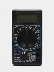 Белый мультиметр dt-838 цифровой, с звуковой прозвонкой, с батарейкой