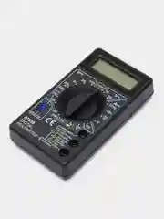 Черный мультиметр dt-838 цифровой, с звуковой прозвонкой, с батарейкой
