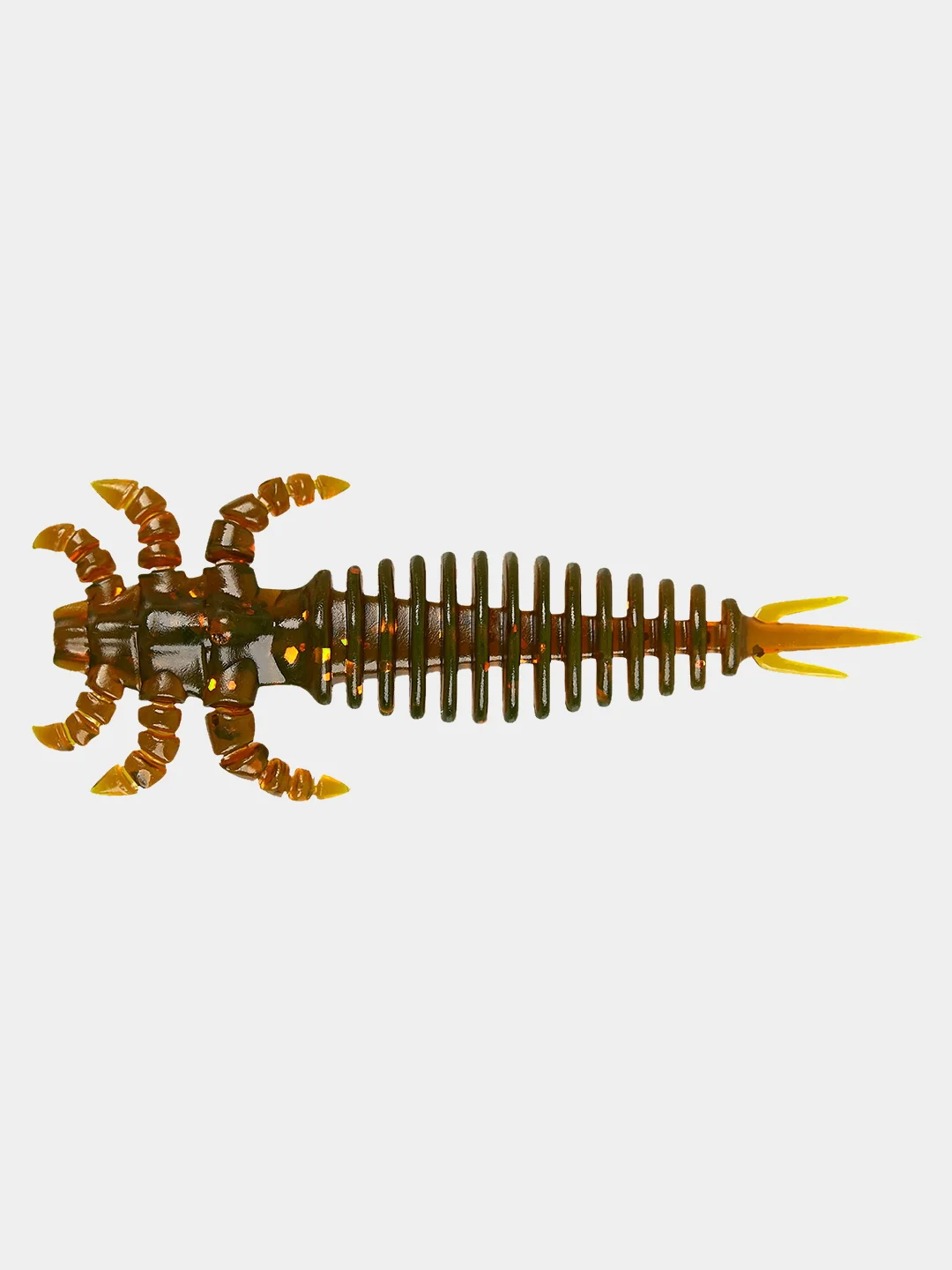 Приманка джиговая Minoga Ultra Larva "Личинка стрекозы", из съедобного ароматизированного силикона