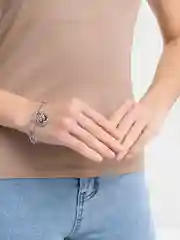 Серебряный браслет на руку "Портрет"