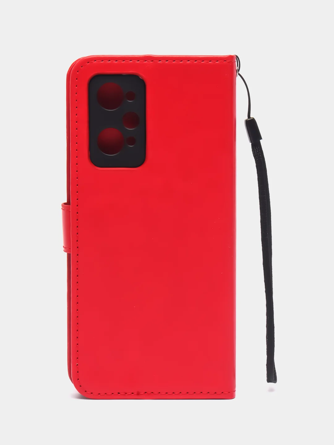 Красный чехол-книжка для Realme GT Neo 2 5G / GT Neo 2, с магнитной застежкой (Реалми ГТ Нео 2)