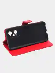 Красный чехол-книжка для Realme GT Neo 2 5G / GT Neo 2, с магнитной застежкой (Реалми ГТ Нео 2)