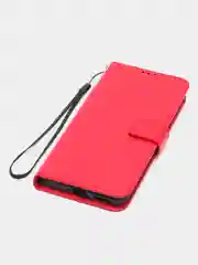 Красный чехол-книжка для Realme GT Neo 2 5G / GT Neo 2, с магнитной застежкой (Реалми ГТ Нео 2)