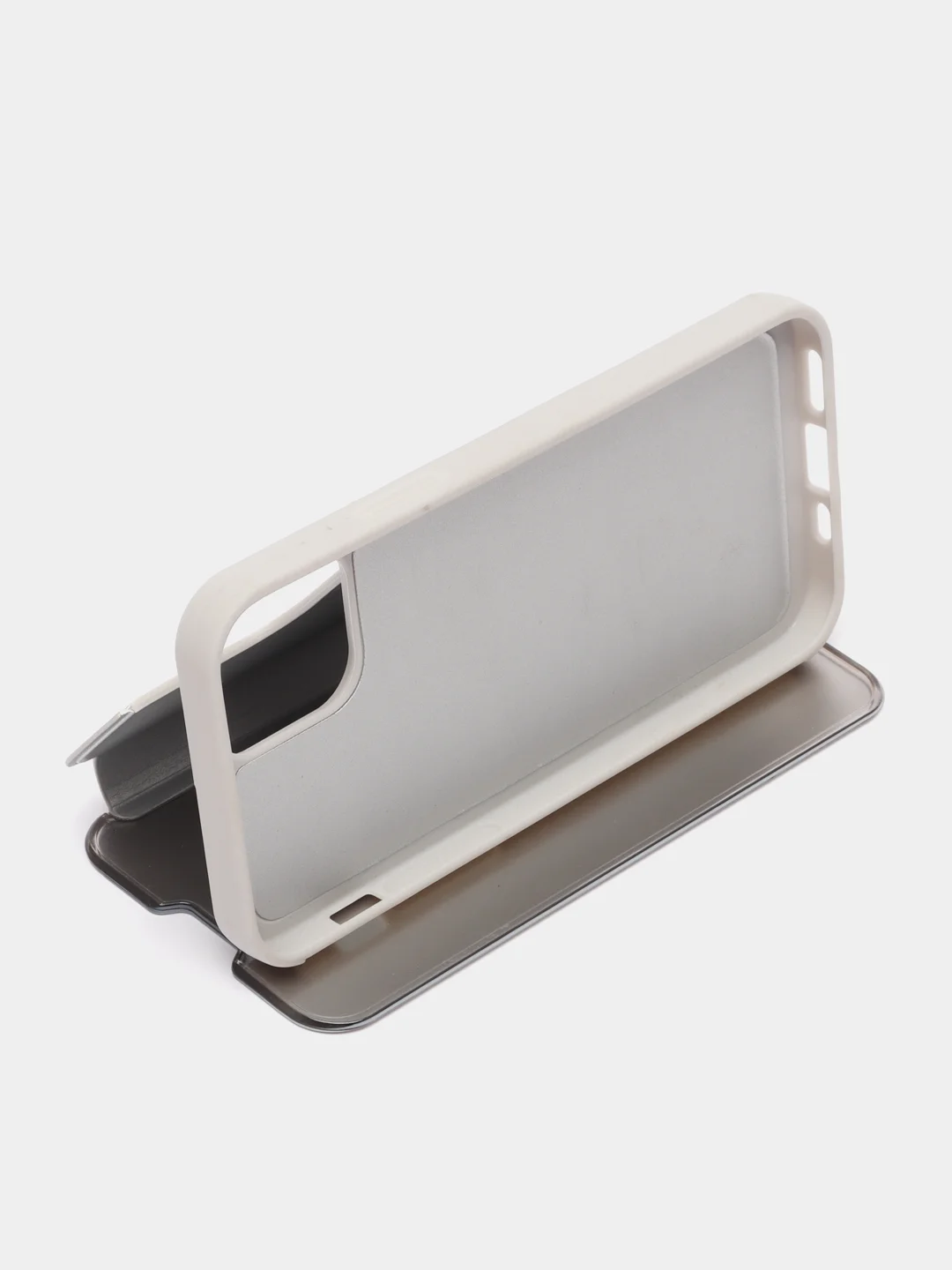 Коралловый чехол-книжка с прозрачным окном iPhone 7/8/SE(2020)/X/XS MAX/XR/11/11 PRO Max/12/12PRO