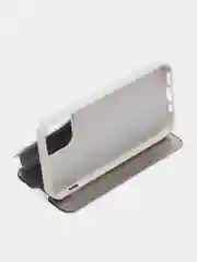 Коралловый чехол-книжка с прозрачным окном iPhone 7/8/SE(2020)/X/XS MAX/XR/11/11 PRO Max/12/12PRO