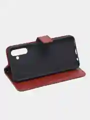 Багровый чехол-книжка с магнитной застежкой для Samsung Galaxy A13 5G / M13 5G / A04S / А13 / М13