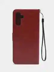Багровый чехол-книжка с магнитной застежкой для Samsung Galaxy A13 5G / M13 5G / A04S / А13 / М13