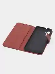 Багровый чехол-книжка с магнитной застежкой для Samsung Galaxy A13 5G / M13 5G / A04S / А13 / М13
