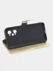 Золотой чехол-книжка для Realme GT Neo 2 5G / GT Neo 2, с магнитной застежкой (Реалми ГТ Нео 2)
