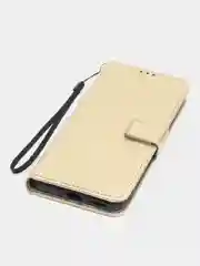 Золотой чехол-книжка для Realme GT Neo 2 5G / GT Neo 2, с магнитной застежкой (Реалми ГТ Нео 2)