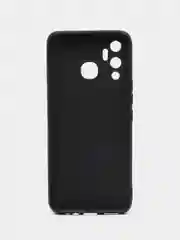 Тёмно-бордовый силиконовый чехол для Infinix HOT 12 PLAY NFC, с принтом, с рисунком (Хот 12 Плей)