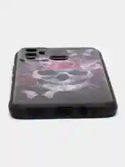 Тёмно-бордовый силиконовый чехол для Infinix HOT 12 PLAY NFC, с принтом, с рисунком (Хот 12 Плей)